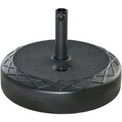 Outsunny - Base Ombrellone Rotonda Ø55cm Basamento da 30kg Pali 3848mm