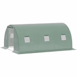 Descrizione: Questa serra a tunnel in polietilene di Outsunny è perfetta per gli appassionati di giardinaggio che vogliono co ...