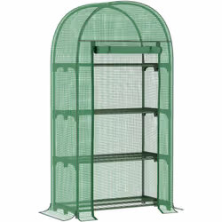 Descrizione: Acquista questa serra da giardino Outsunny per prolungare la stagione di coltura delle tue piante proteggendole  ...