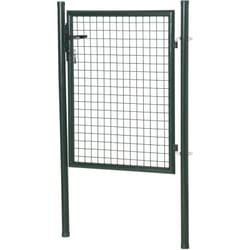 Homcom Cancello da Giardino in Acciaio Antiruggine, 97x150cm