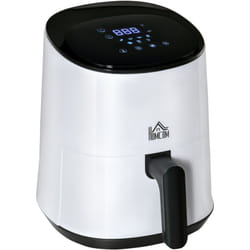 Friggitrice ad Aria senz'olio 1300W 2.5L con 7 Menu Preimpostati Bianca - Homcom