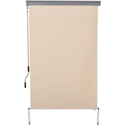 Tenda a Rullo Oscurante in Alluminio e Poliestere - Outsunny