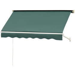 Tenda da Sole Avvolgibile 180×70cm con Angolazione 0-120° - Outsunny