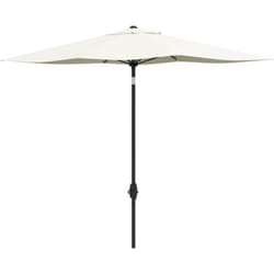 Outsunny - Ombrellone 2x3 m da Giardino Rettangolare uv 50+ Beige