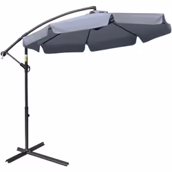 Descrizione: Questo elegante ombrellone da giardino Outsunny è un accessorio indispensabile per l'estate. Il design a braccio ...