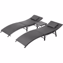 Descrizione: Aggiungi un tocco di stile ai tuoi spazi all'aperto con il set da giardino da 3 pezzi Outsunny! Tutti gli elemen ...