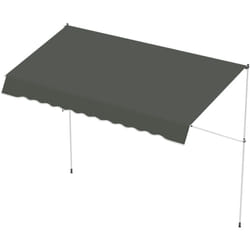 Outsunny Tenda da Sole Telescopica a Parete Avvolgibile Apertura