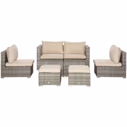 Descrizione: Vuoi goderti il sole e l'aria aperta in totale relax? Questo set da giardino Outsunny è la soluzione ideale per  ...