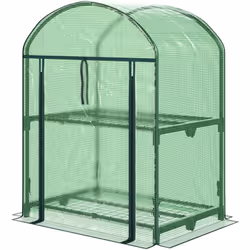 Descrizione: Metti a frutto il tuo pollice verde ovunque, in balcone e in cortile, grazie a questa mini serra compatta con du ...