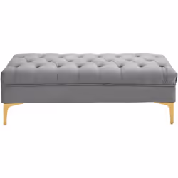 Descrizione: Dona alla tua stanza un tocco di stile con questa panca fondo letto HOMCOM. Il suo design originale è dato dalla ...