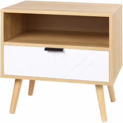 Descrizione: Lo stile moderno di questo comodino HOMCOM porterà un tocco di ordine ed eleganza nel tuo ambiente domestico. Il ...