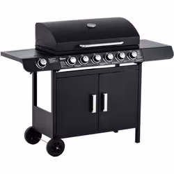 Descrizione: Per goderti i pranzi in giardino in compagnia scegli questo barbecue a gas Outsunny. Ha una struttura in metallo ...