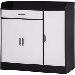 Descrizione: Con questa credenza da cucina di HOMCOM, potrai aggiungere rapidamente lo spazio necessario per riporre molti og ...
