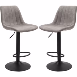 Descrizione: Cambia il look del tuo bar con questi eleganti sgabelli alti in stile industriale. Con la loro comoda seduta imb ...