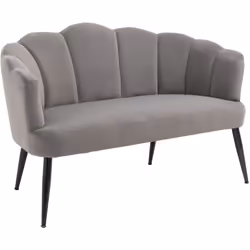 Descrizione: Lasciati avvolgere da stile e comfort con questo divanetto 2 posti HOMCOM. Ha un elegante design con schienale a ...