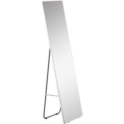 Specchio da Parete e Terra Figura Intera in Alluminio 45x37x158.5cm - Homcom