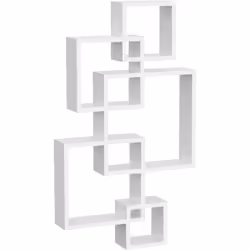 Descrizione: La libreria sospesa HOMCOM ha un originale design con 5 cubi intersecati fra loro, che creano 9 vani di diverse ...