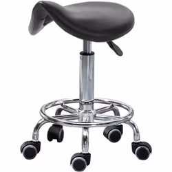 Descrizione: Lo sgabello HOMCOM, dalla seduta ergonomica ed imbottita, garantisce un elevato comfort per lunghi periodi di se ...