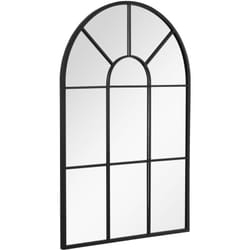 Homcom - Specchio a Muro 91x60 cm per Camera da Letto e Soggiorno Nero