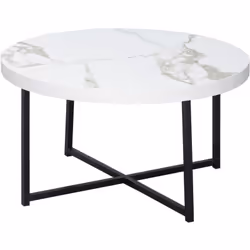 Descrizione: Elegante e comodo, questo tavolo rotondo HOMCOM si adatta perfettamente agli spazi moderni e fornisce un look co ...