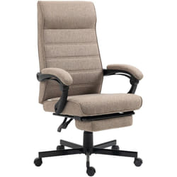Vinsetto - Sedia Reclinabile ed Ergonomica per Studio e Ufficio Marrone