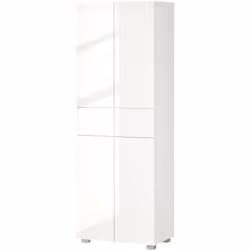 Descrizione: Necessiti di più spazio in cucina? Questa dispensa da cucina HOMCOM è qui per apposta per te. Il colore bianco l ...