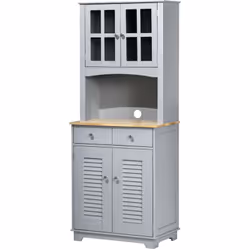 Descrizione: Organizza la tua cucina e crea spazio aggiuntivo con questo armadio credenza HOMCOM. Il suo stile classico e il ...