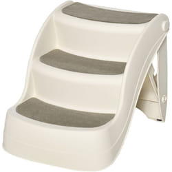 Pawhut - Scala per Cani a 3 Gradini Antiscivolo Beige in pp