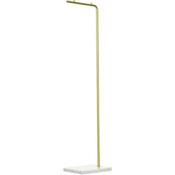 Homcom - Appendiabiti Moderno da Ingresso Camera da Letto e Soggiorno Oro e Bianco