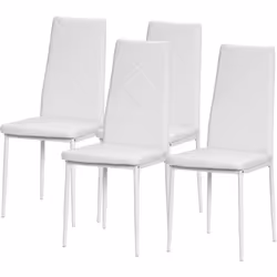 Descrizione: Dedica il giusto spazio a ogni ospite con il set di sedie da cucina HOMCOM composto da 4 sedie dallo stile moder ...