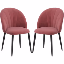 Descrizione: Questo set di due sedie da pranzo HOMCOM dal design contemporaneo rende ogni momento a tavola confortevole. L'el ...