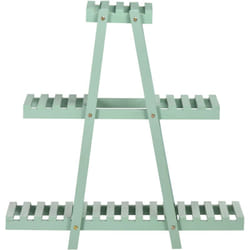 Outsunny - Portapiante Verde 3 Livelli in Abete per Interni ed Esterni