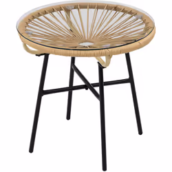 Descrizione: Dai un tocco chic ai tuoi spazi esterni con questo tavolino da giardino Outsunny. Dotato di un elegante piano d' ...