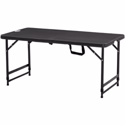 Descrizione: Bello e pratico, il tavolo da giardino pieghevole Outsunny è perfetto per ogni esigenza. Il piano in HDPE effett ...
