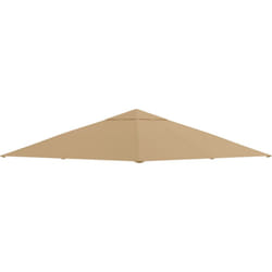 Copertura di Ricambio Gazebo 3x3m in Poliestere con Prese d'Aria Beige - Outsunny