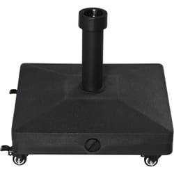 Outsunny - Basamento Ombrellone con Ruote Riempibile fino 20kg per Pali Ø28-38mm