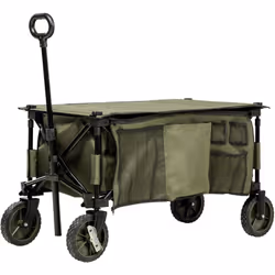 Descrizione: Il carrello da giardino Outsunny saprà aiutarti efficacemente per trasportare tanti oggetti nei tuoi spazi ester ...