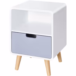 Descrizione: Questo comodino HOMCOM sarà l'aggiunta perfetta per la tua camera da letto. Realizzato in legno di pino e MDF pe ...