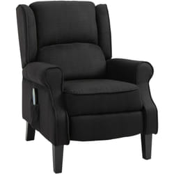 Homcom - Poltrona Relax Reclinabile Massaggiante con Telecomando 78x83x101cm Nero