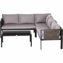 Descrizione: Lascia che amici e familiari si riuniscano all'aperto con questo set da giardino Outsunny. Il set di mobili da e ...