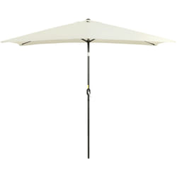 Ombrellone da Giardino Rettangolare in Poliestere Metallo e Alluminio - Outsunny