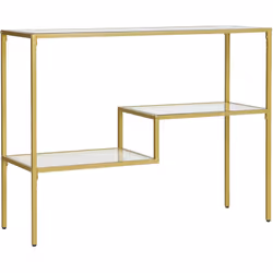 Descrizione: Questa consolle da ingresso HOMCOM è perfetta per dare un tocco moderno alla tua casa. Dotata di 3 ripiani trasp ...