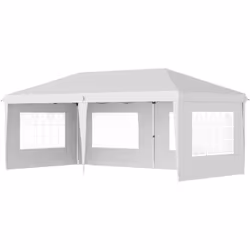Descrizione: Questo gazebo da giardino Outsunny è il supporto perfetto per i tuoi ambienti e i tuoi eventi esterni. Grazie al ...