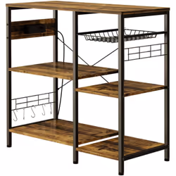 Descrizione: Questo mobile da cucina HOMCOM elegante e versatile si adatta a qualsiasi stile tu abbia nei tuoi spazi, mentre ...