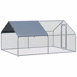 Descrizione: Offri ai tuoi animali uno spazio ampio e protetto per muoversi senza preoccupazioni con questo recinto PawHut. È ...