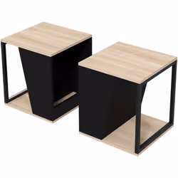 Descrizione: Questo set da 2 tavolini da caffè HOMCOM è perfetto per ogni casa. I tavolini sono dotati di un piano d'appoggio ...
