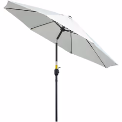 Descrizione: Goditi l'estate all'ombra del nostro elegante ombrellone rotondo Outsunny. Realizzato con una robusta struttura  ...