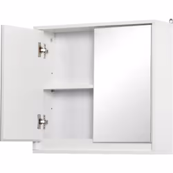 Descrizione: Questo armadietto da bagno Homcom a doppia porta è perfetto per tenere in ordine tutti gli oggetti del bagno. Re ...
