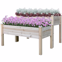 Descrizione: Lascia che la bellezza delle piante entri nel tuo giardino grazie a questa fioriera rialzata Outsunny. Il design ...