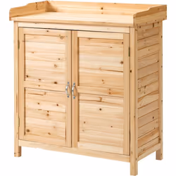 Descrizione: Questo armadietto da giardino Outsunny è il riparo ideale per mantenere tutti gli accessori per le tue attività  ...